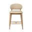 Liam Upholstered Stool with Solid Wood Frame-50238272