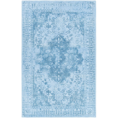 Tapis bleu touffeté à la main Kelsey