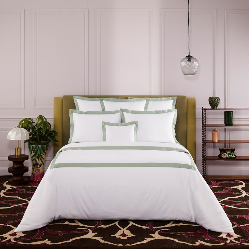 Linea Flat Sheet, Green, King Flat Sheet