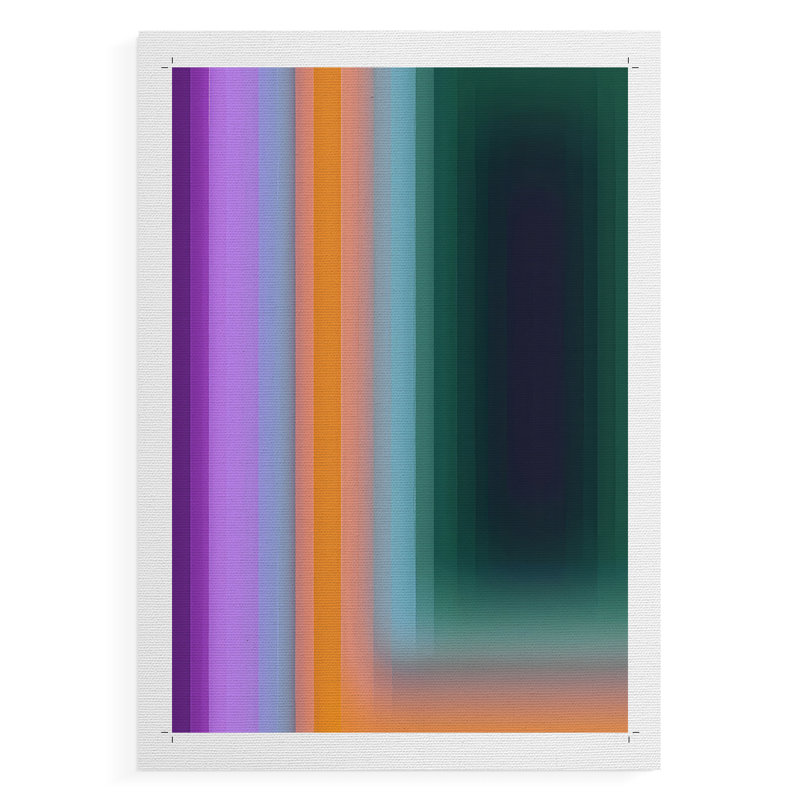 Glitch Sequence I -Canvas Print Only - NOT FRAMED, 12" H x 8" W