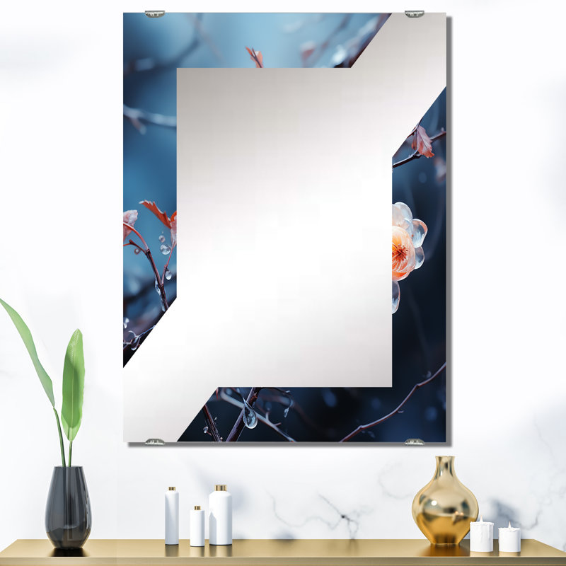 Coaxum - Miroir mural paysage d'hiver MIR134129, 40 po x 30 po