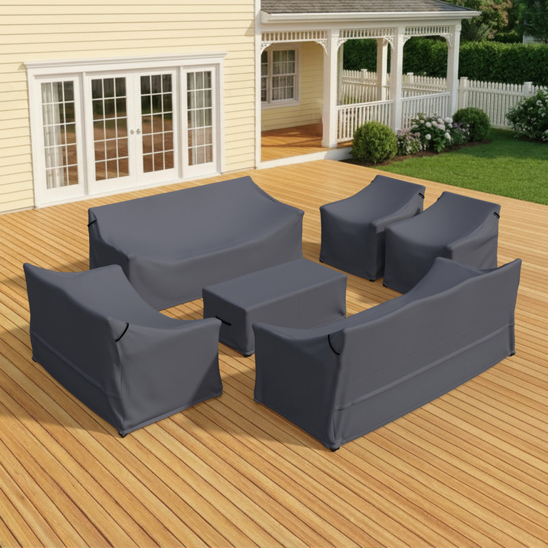Carmyn Acacia Outdoor Conversation Sets Group Seating Patio Furniture Covers