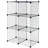 DIY 6 Metal Wire Free Standing Modular Storage Cubes