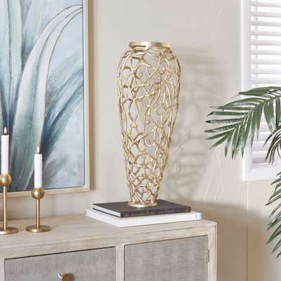 Vase contemporain en aluminium Methyl Cole