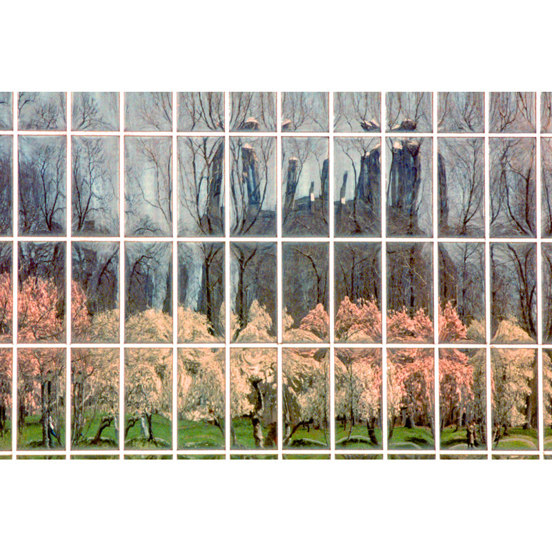 Metropolitan Museum Reflection, New York Print by Ed Swonger