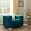 Fauteuil en velours 35,4 po Clifford-107634884-107634880