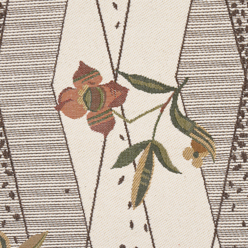 Romola Floral Fabric, Birch