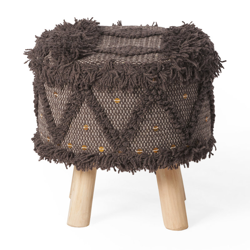 Tabouret d'appoint en bois massif Phebe, Naturel