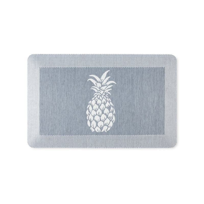 Tapis de cuisine Martha Anoha, Rectangle 19,6 po x 32 po, Bleu