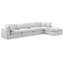 Canapé modulaire réversible en velours Hinesh-87141408