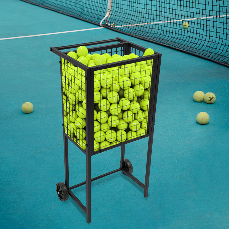 Chariot roulant pour balles de tennis 21,7 * 16,7 * 39,4 po (l * P * H)