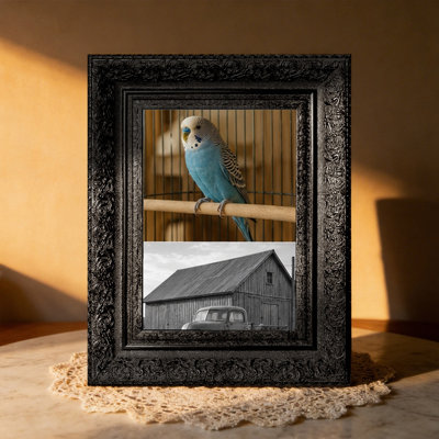 8" x 10" Antique Gold 1PC Clean Line Picture Frame for Shelf Decor