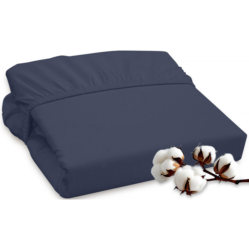 Royale Linens 300 Thread Count 100% Long Staple Combed Cotton Flat Sheet - Super Soft - Top Sheets - Flat Sheet Sold Separately - Breathable, Cool & Crisp Percale Sheets Only 