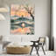 Art mural East Glass Misty Lake Landscape-1885024973