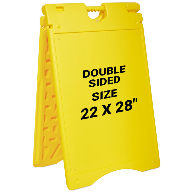 Panneau sandwich à structure en A, Jaune, H 37,5 po x l 24 po x P 12,1 po