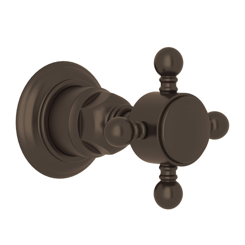 Garniture Country Rohl pour contrôle du volume et inverseur, Laiton toscan