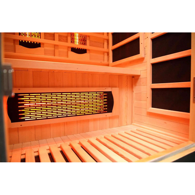 Vidalux Platinum 2 Person Full Spectrum Infrared Sauna With Complete Heat