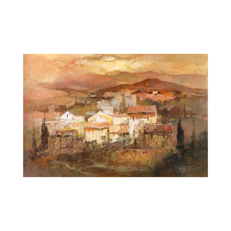 Italian Village II by Willem Haenraets - Wrapped Canvas Painting, 66.04 cm H x 45.72 cm W x 3.175 cm D