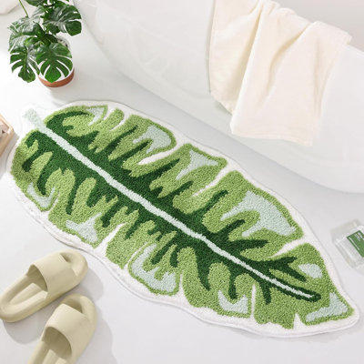 Tapis de salle de bain Green Leaf