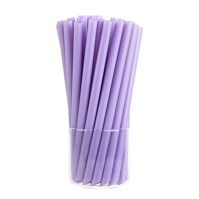Restaurantware Plastic Straws 1000 Pack of 9 Inches PLA Extra Wide Boba Drinking Straws Sustainable Unwrapped Disposable Flexible for Cocktails and Cold Drinks