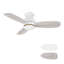 Ventilateur de plafond Honiton avec télécommande, ensemble d'éclairage inclus.-185083416-185083410-185083408