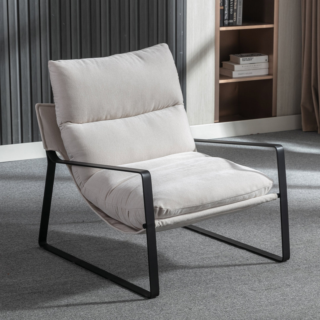 Cidem 29.75 inches Armchair Latitude Run® Fabric OR Leather 