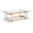 Temple Cloud Glass Top Coffee Table
