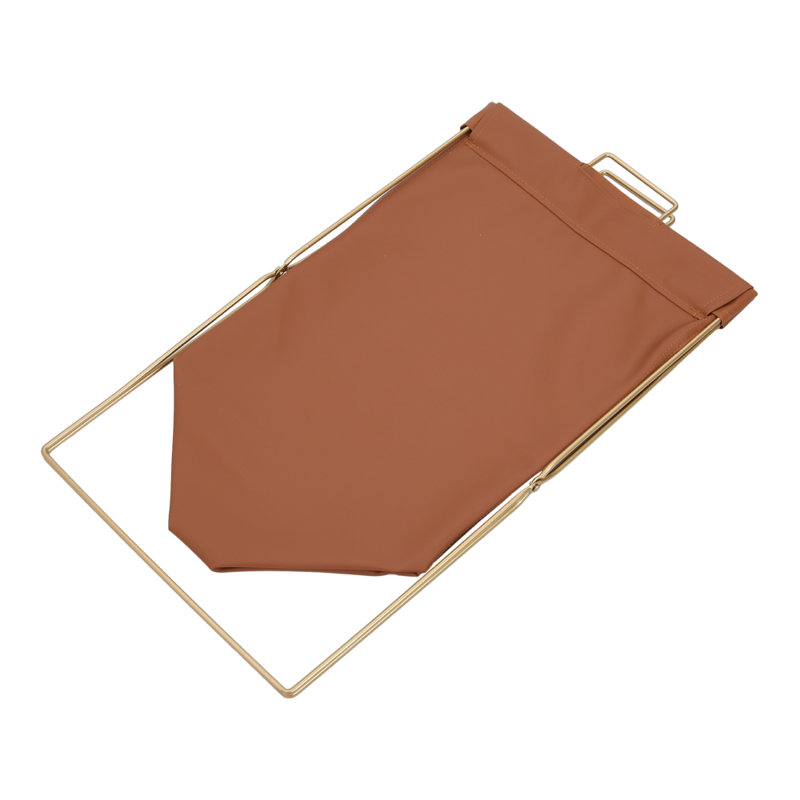 Beva Metal Laundry Room Organizer, Brown/Gold