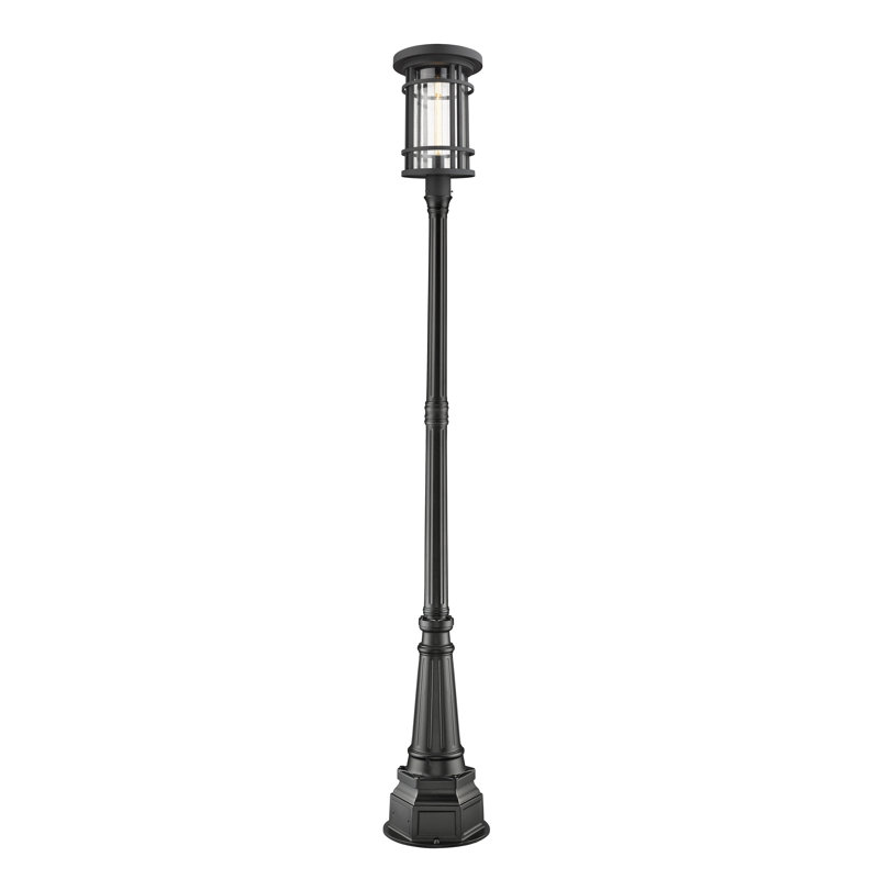 Lampadaire 111,5 "à 1 lumière Maag, Noir, H 109,5 po x l 14,25 po x P 14,5 po
