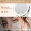 Metal Round Floor Mirror