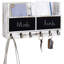 Taniylah 2 Slot Wall Mail Organizer w/ Key Hooks