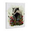 Art mural sur toile Badger with Poppy Blossoms par Fab Funky-1153387813