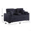 Causeuse-lit convertible avec console rabattable-1933374091
