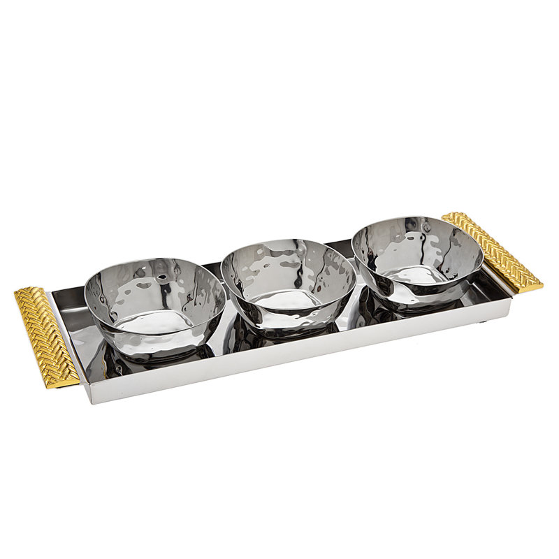 Herringbone Appetizer Server