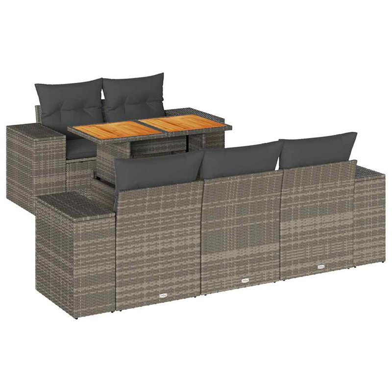  Garden Sofa Set Grey, Dark Grey