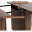 Table de salle à manger extensible ronde avec rangement à 2 niveaux et tiroir, table de salle à manger extensible 47,5 "-63" pour 4 à 8 personnes-1057515642