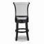 Tabourets de pub pivotants polyvalents de 2 pièces, chaise d'appoint contemporaine à garniture cloutée avec sièges rembourrés et repose-pieds pour un repas élégant