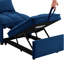 Lit multifonctionnel 4 en 1, bleu marine. Deux réglables. Chaise confortable. Gain de place. Velours haut. Cadre. Lit simple sans effort avec rangement. Pour une posture idéale. Salon convertible-1021834881
