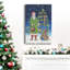 Toile tendue avec châssis de qualité supérieure Folksy Father Christmas II - prête à être accrochée-1044567961