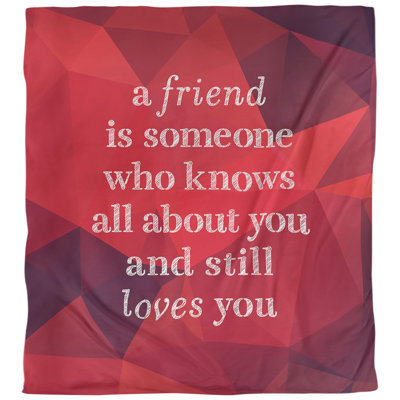 Housse de couette Love and Friendship Quote