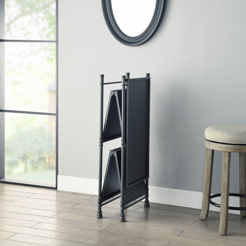 Hand-Brushed Finish Console Table