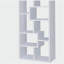 Bibliothèque géométrique blanche à huit niveaux