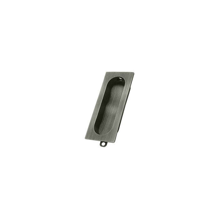 Recessed Pull, Antique Nickel