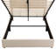 Grand lit plateforme tapissier avec système de rangement hydraulique-900050569-900050574