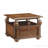 Walnut 2-Drawer End Table