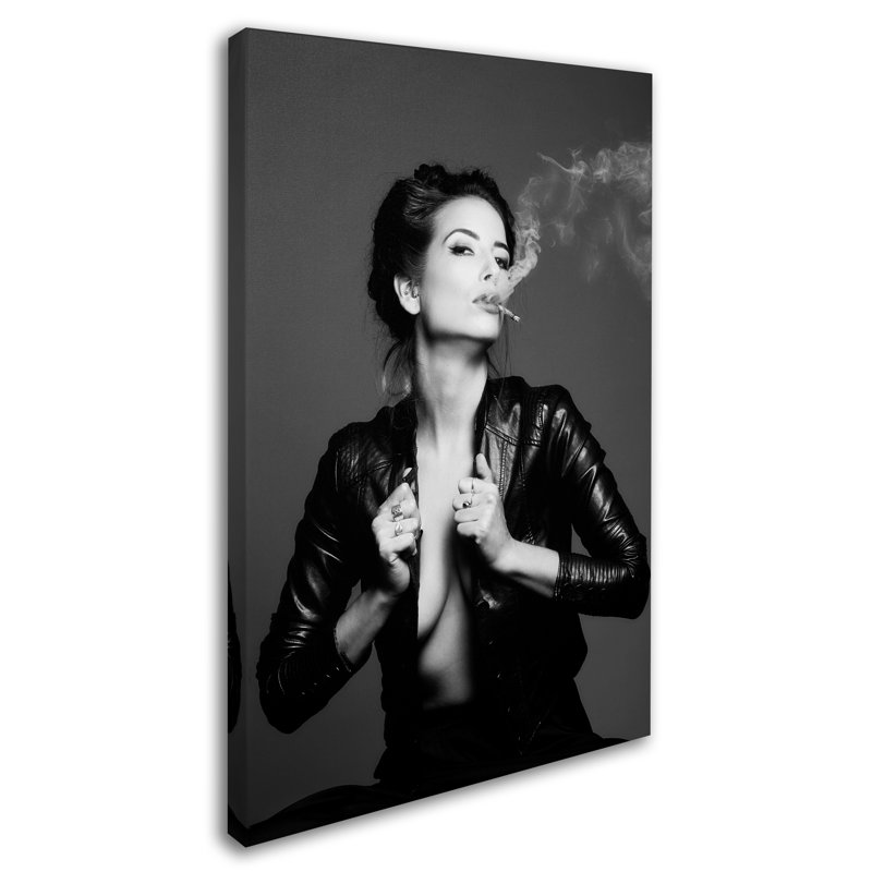 Trademark Fine Art " Smoking " by Tal Flint