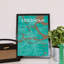 Stockholm City Map - No Frame Print-1008729460