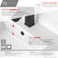 STYLISH Modish 19-1/2"L White Rectangular Undermount Bathroom Sink