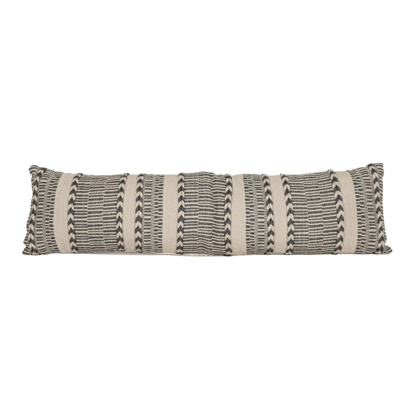 Modern Fringed Outdoor Throw Pillow