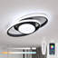 Double Circle Dimmable LED Flush Mount-400623799